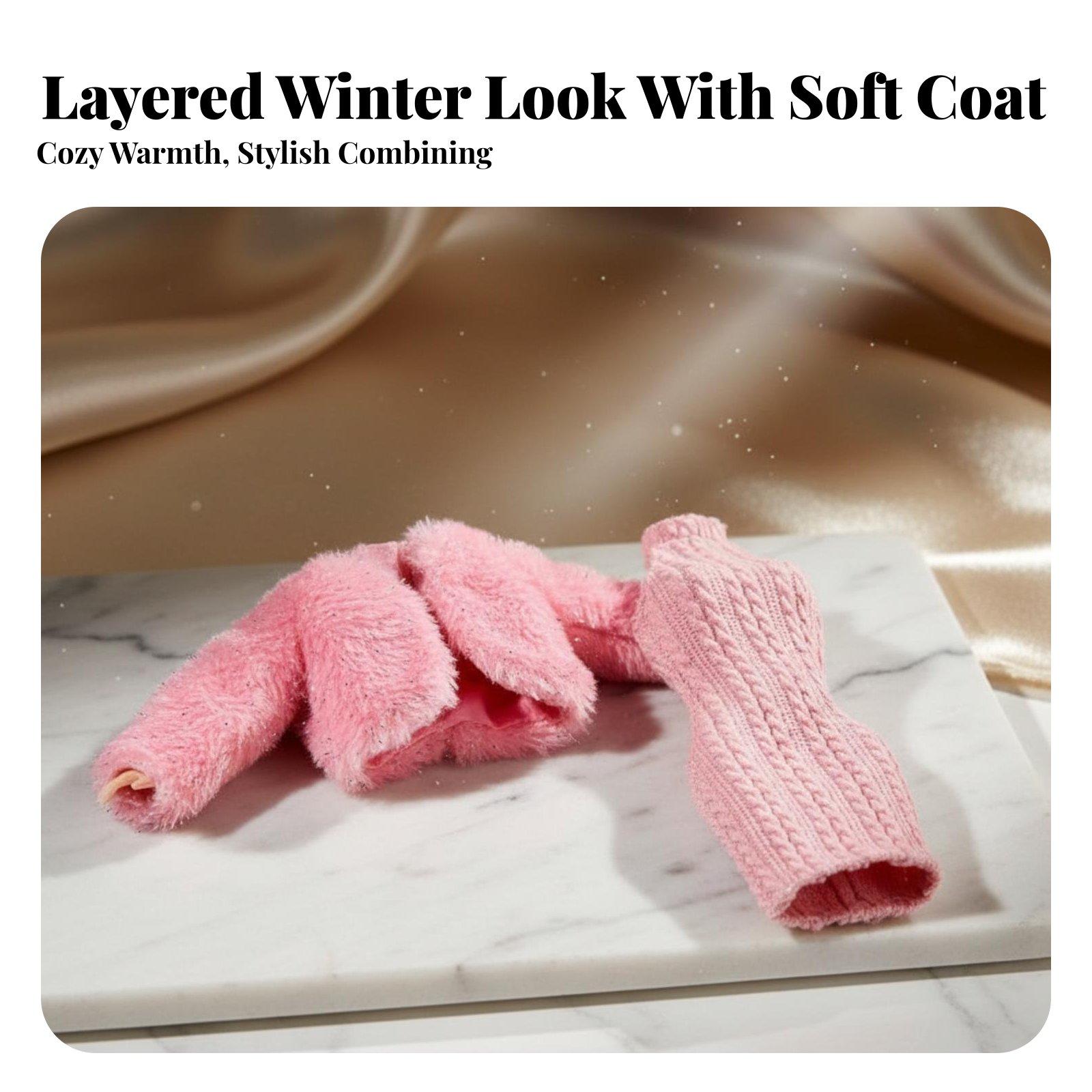 Winter Clothing Fashion - เสื้อผ้าตุ๊กตาขนาด 30 ซม. แฟชั่นเสื้อผ้าตุ๊กตาฤดูหนาว ดีไซน์ทันสมัย ถักทออย่างมีสไตล์