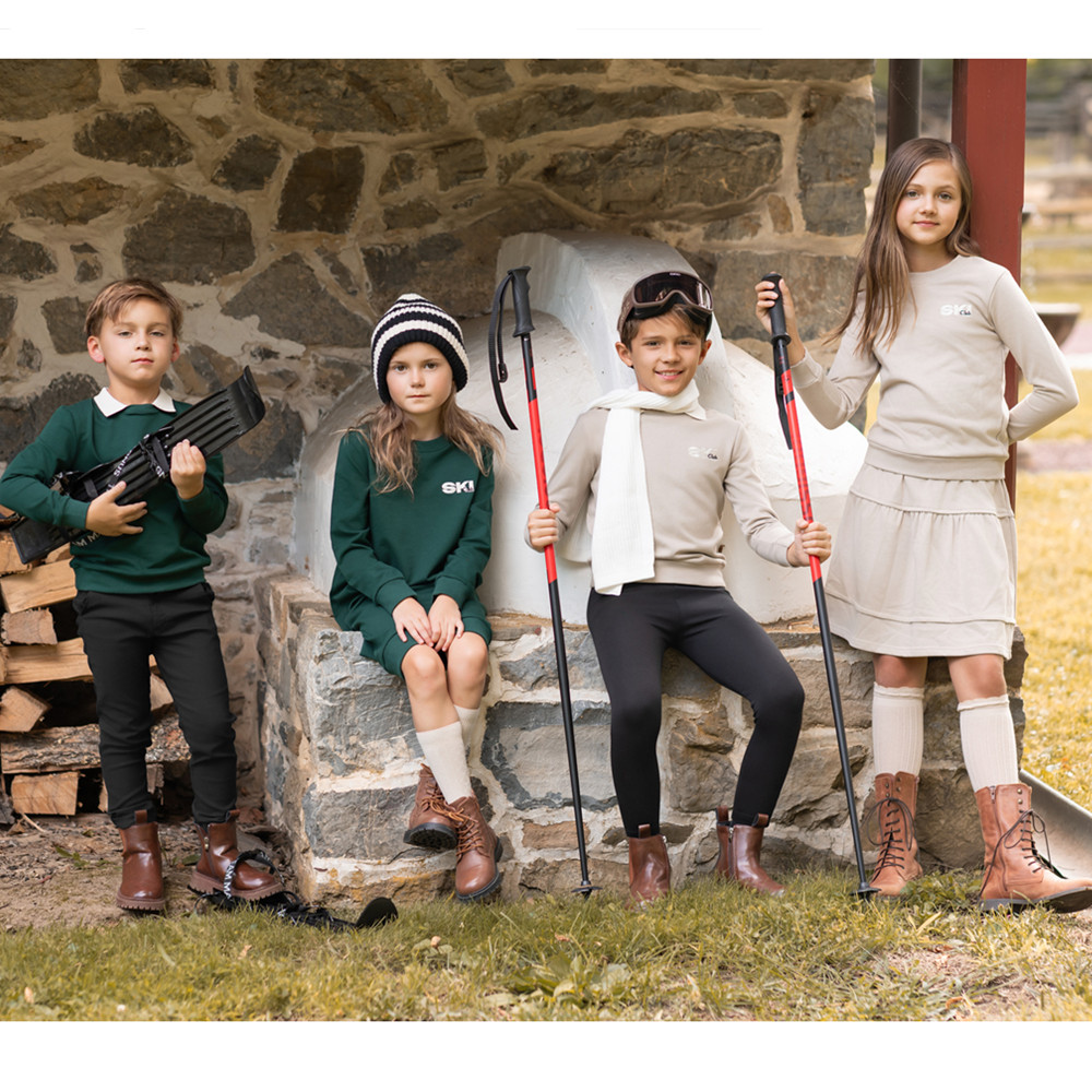 Winter Clothing For Kids - AP 2025 AWคอลเลกชันสกีเด็กชายหญิงผ้าฝ้ายสบายๆปักพิมพ์Sporty Family Matchingเสื้อผ้าชุดเสื้อ