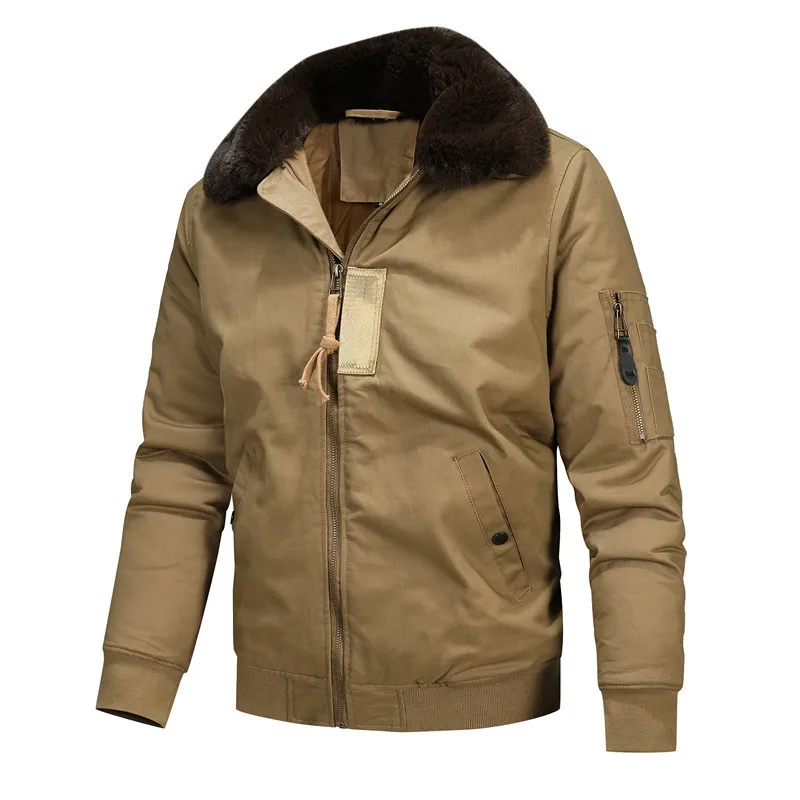 Quality Winter Clothing Bomber Jacket - ฤดูหนาวใหม่ผู้ชายเสื้อแจ็คเก็ตขนแกะเสื้อโค้ทชายขนสัตว์ลงเสื้อแจ็คเก็ต Parkas คุณภาพชายผ้าฝ้ายฤดูหนาวแจ็คเก็ตเสื้อผ้า