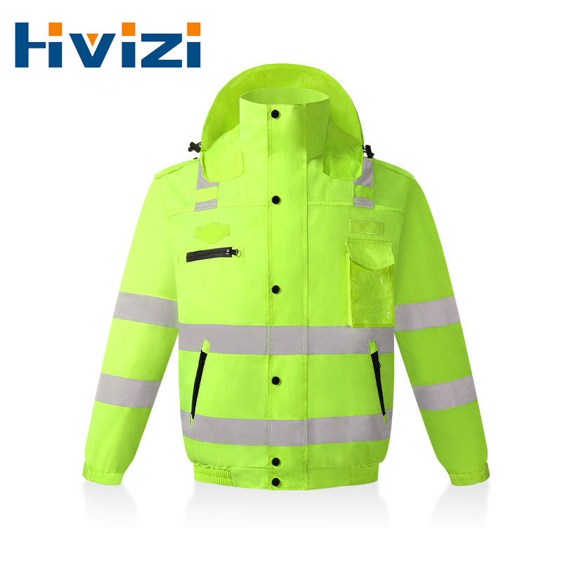 เสื้อแจ็คเก็ตกันน้ํา Hi Vis Wo - Quality Winter Clothing Bomber Jacket บทวิจารณ์และราคา