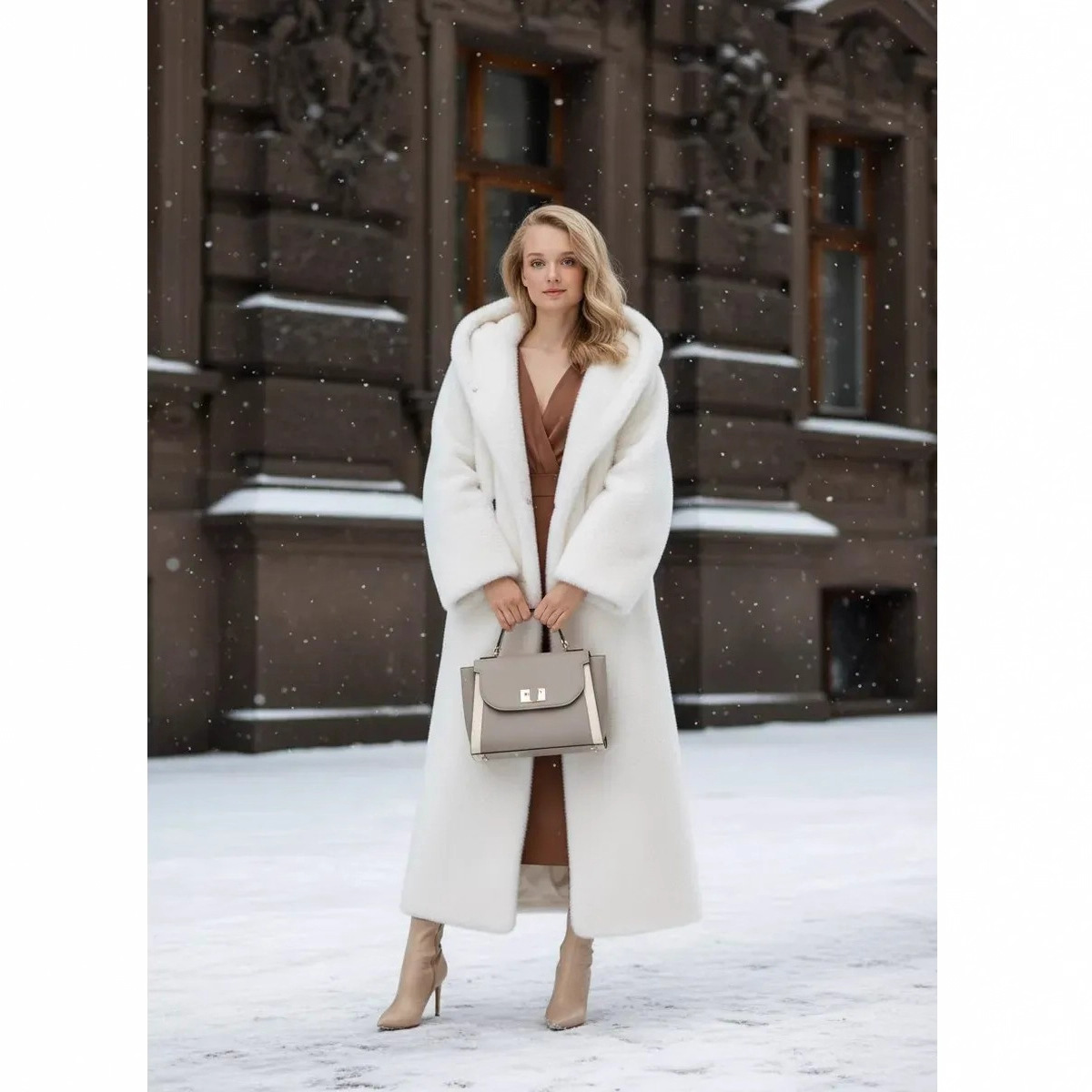 เสื้อโค้ทขนสัตว์เทียมมิงค์สำหร - Winter Clothing Amazon บทวิจารณ์และราคา