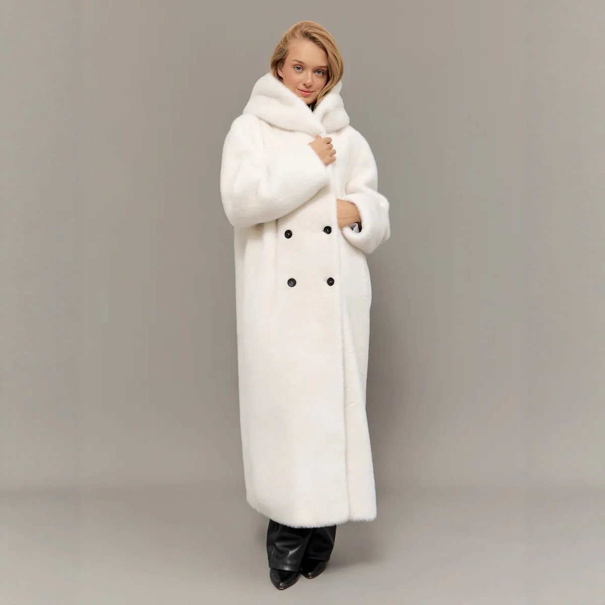 เสื้อโค้ทขนสัตว์เทียมมิงค์สำหร - Winter Clothing Amazon บทวิจารณ์และราคา