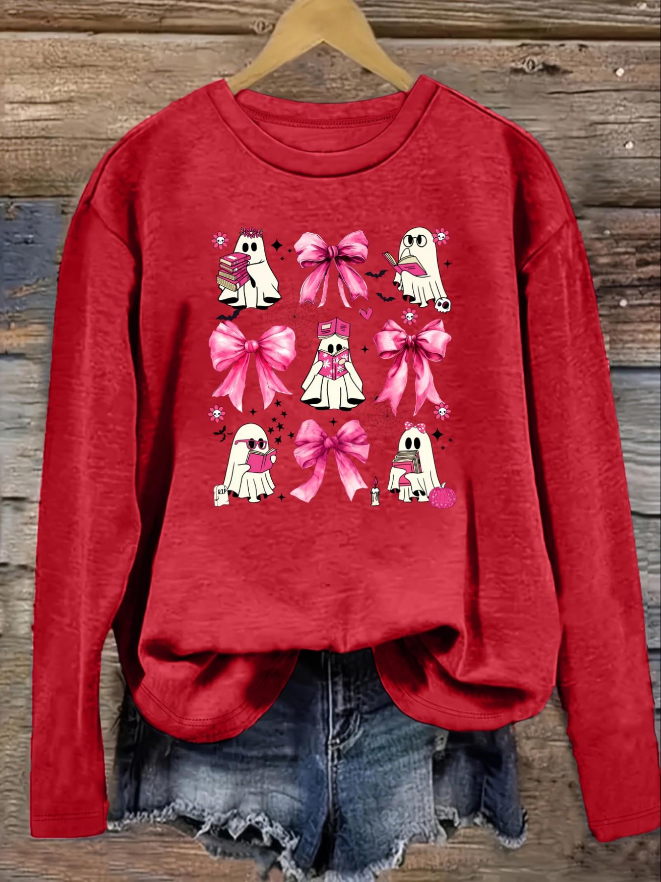 เสื้อยืดแขนยาวคอกลมลำลองสำหรับ - Winter Clothing For บทวิจารณ์และราคา