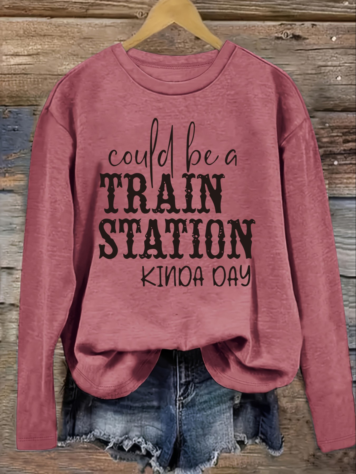 เสื้อยืดแขนยาวคอกลมสำหรับผู้หญ - Winter Clothing For บทวิจารณ์และราคา