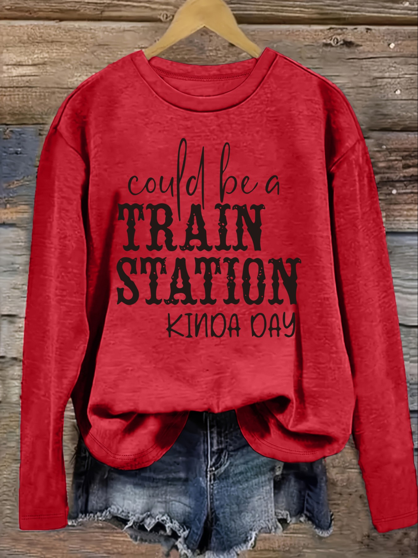 เสื้อยืดแขนยาวคอกลมสำหรับผู้หญ - Winter Clothing For บทวิจารณ์และราคา