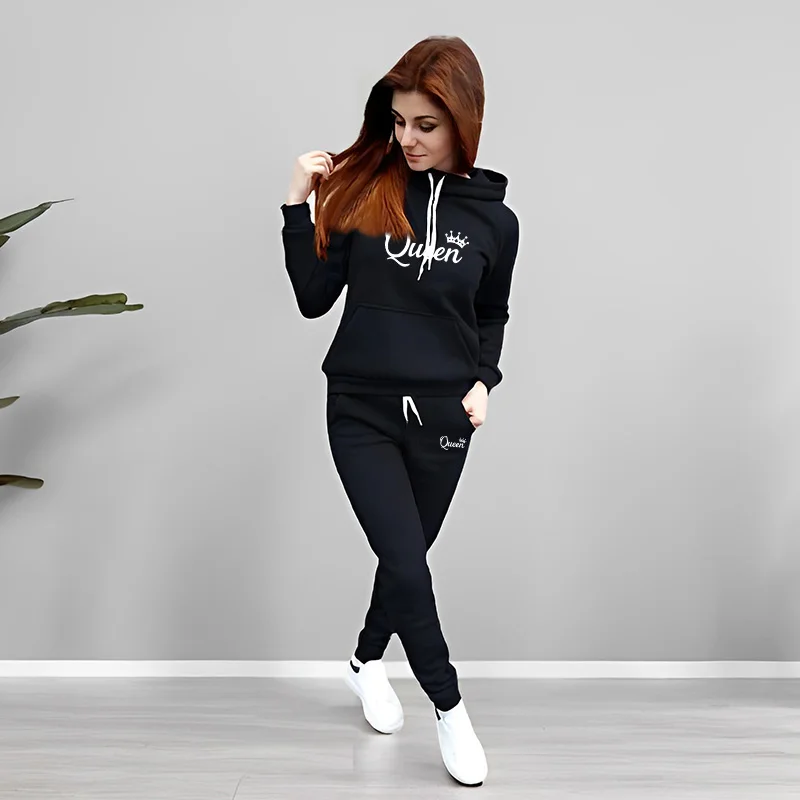 ชุดวอร์มผู้หญิง พิมพ์ลายตัวอัก - Winter Clothing For บทวิจารณ์และราคา
