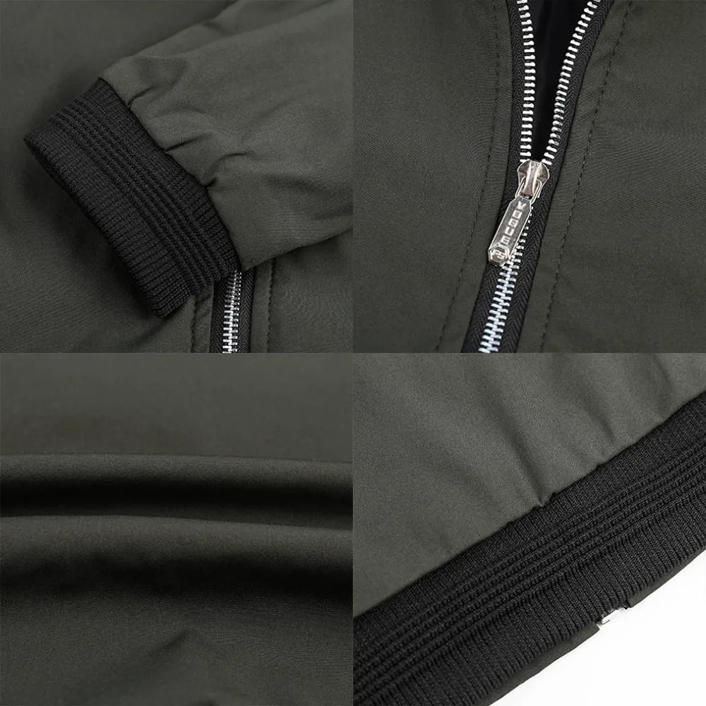 ฤดูใบไม้ร่วงฤดูหนาวคุณภาพใหม่เ - Quality Winter Clothing Bomber Jacket บทวิจารณ์และราคา