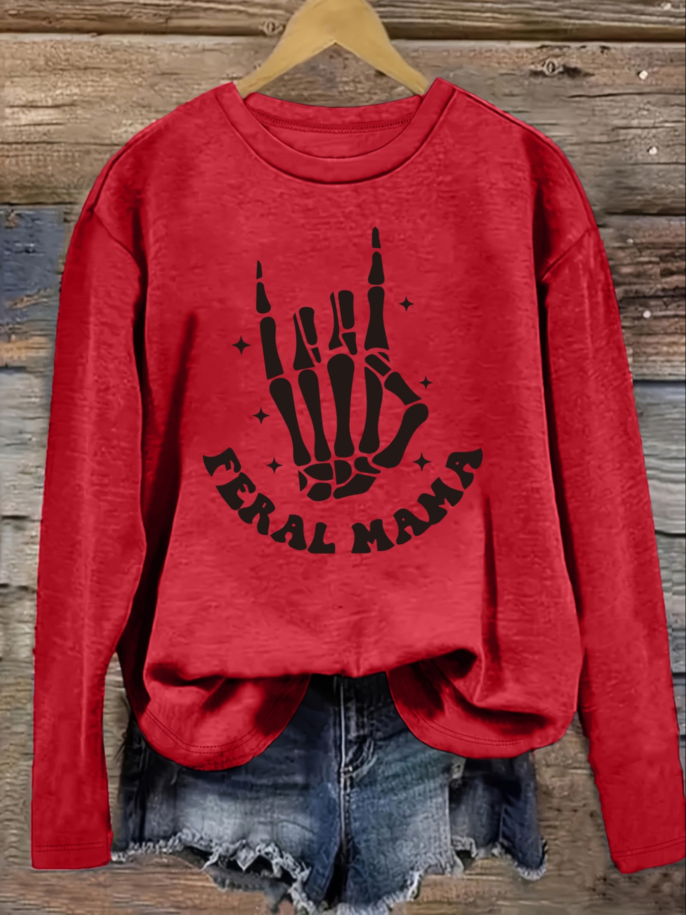 เสื้อยืดแขนยาวคอกลมลำลองสำหรับ - Winter Clothing For บทวิจารณ์และราคา