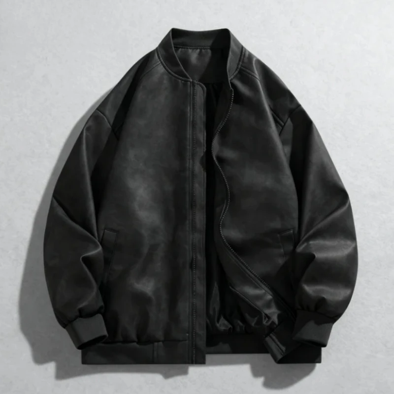 เสื้อแจ็คเก็ตหนังคุณภาพสูงสไตล - Quality Winter Clothing Bomber Jacket บทวิจารณ์และราคา