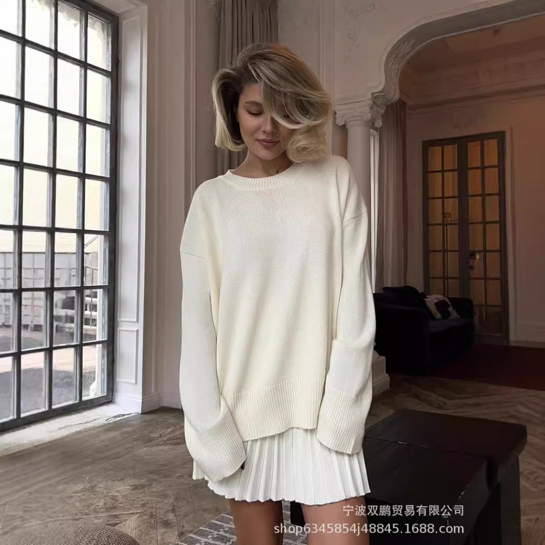 ฤดูใบไม้ร่วงสีทึบO-คอเสื้อกันห - Winter Clothing For บทวิจารณ์และราคา