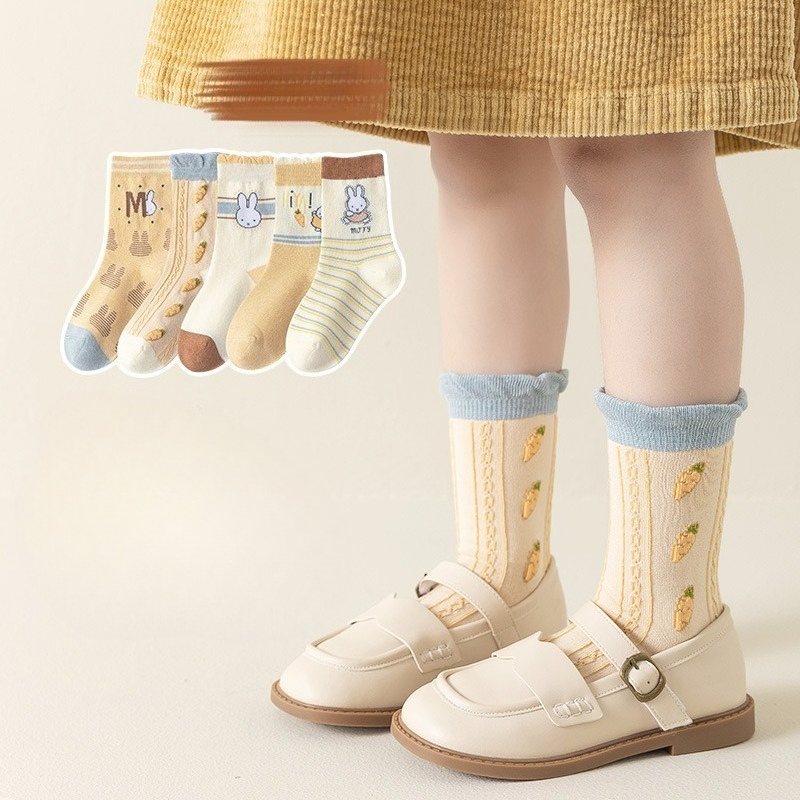 ถุงเท้าเด็กผู้หญิงลายมิฟฟี่น่า - Winter Clothing For Kids บทวิจารณ์และราคา