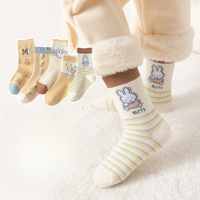 ถุงเท้าเด็กผู้หญิงลายมิฟฟี่น่า - Winter Clothing For Kids บทวิจารณ์และราคา