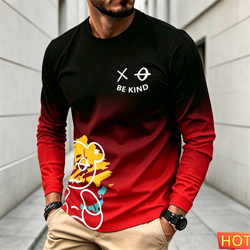 เสื้อยืดแขนยาวลำลองสำหรับผู้ชา - Winter Clothing For บทวิจารณ์และราคา
