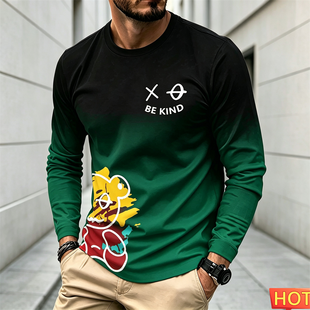 เสื้อยืดแขนยาวลำลองสำหรับผู้ชา - Winter Clothing For บทวิจารณ์และราคา