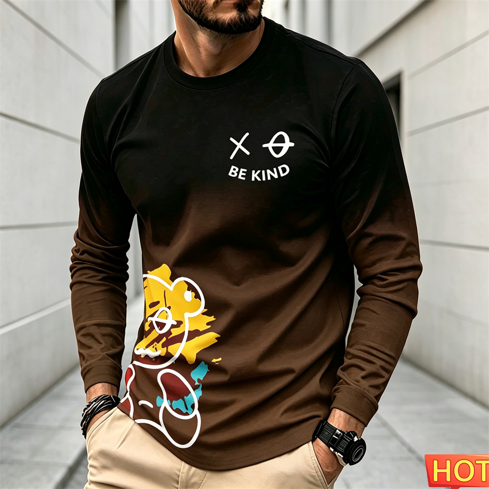 เสื้อยืดแขนยาวลำลองสำหรับผู้ชา - Winter Clothing For บทวิจารณ์และราคา