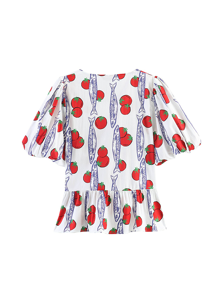 เสื้อแฟชั่นผู้หญิงพิมพ์ลายผูกโ - Winter Clothing Vintage บทวิจารณ์และราคา