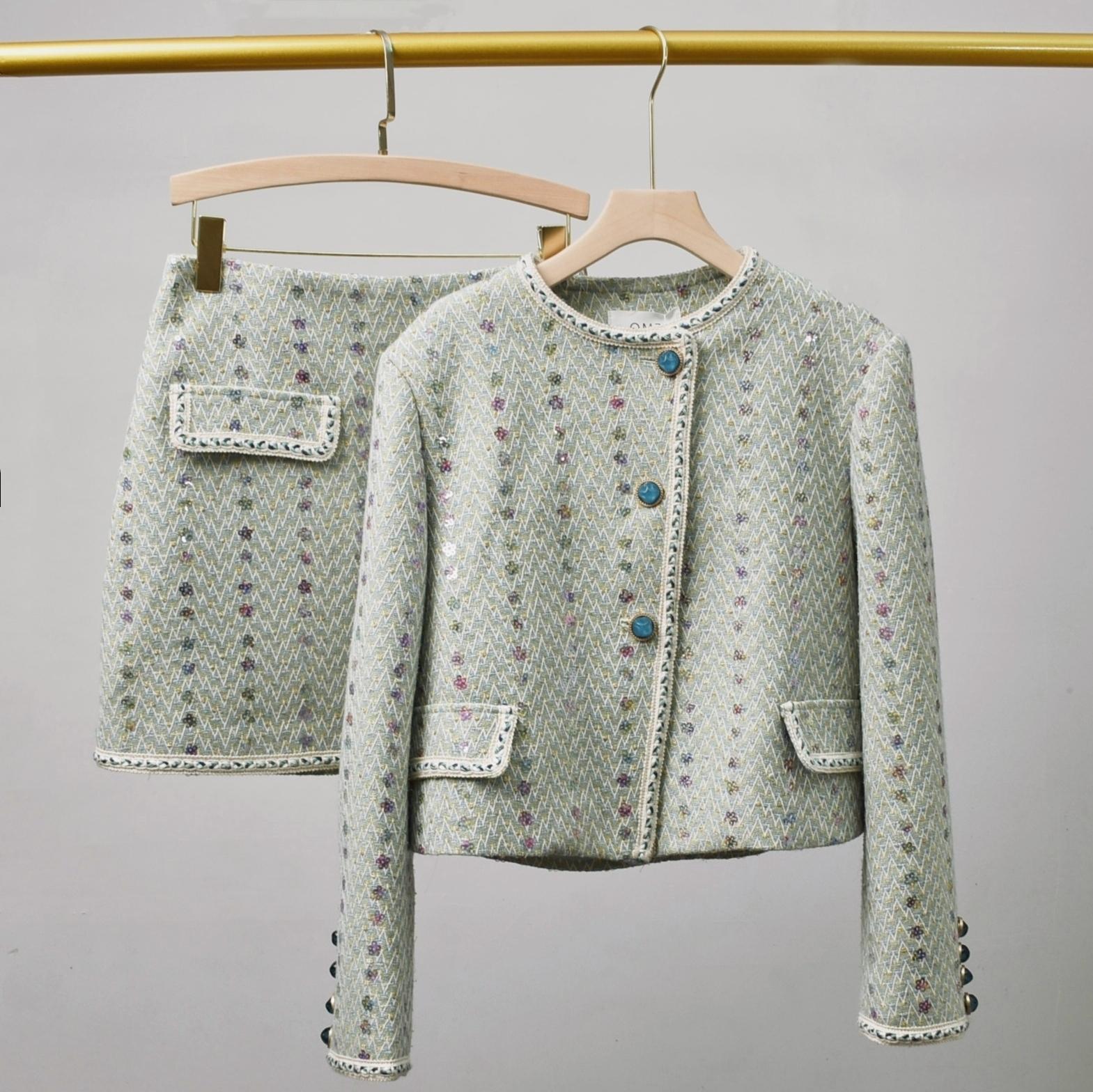 ผู้หญิงElegant Tweedหรูหราชุดเ - Winter Clothing Vintage บทวิจารณ์และราคา