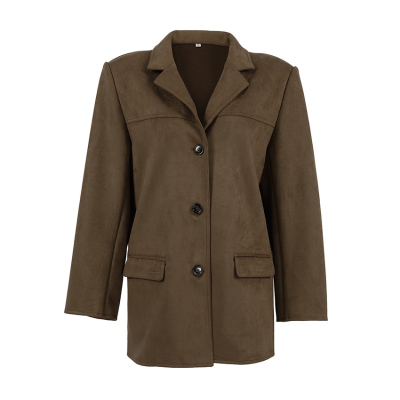 เสื้อแจ็คเก็ตหนังกลับสีพื้นสไต - Winter Clothing Amazon บทวิจารณ์และราคา