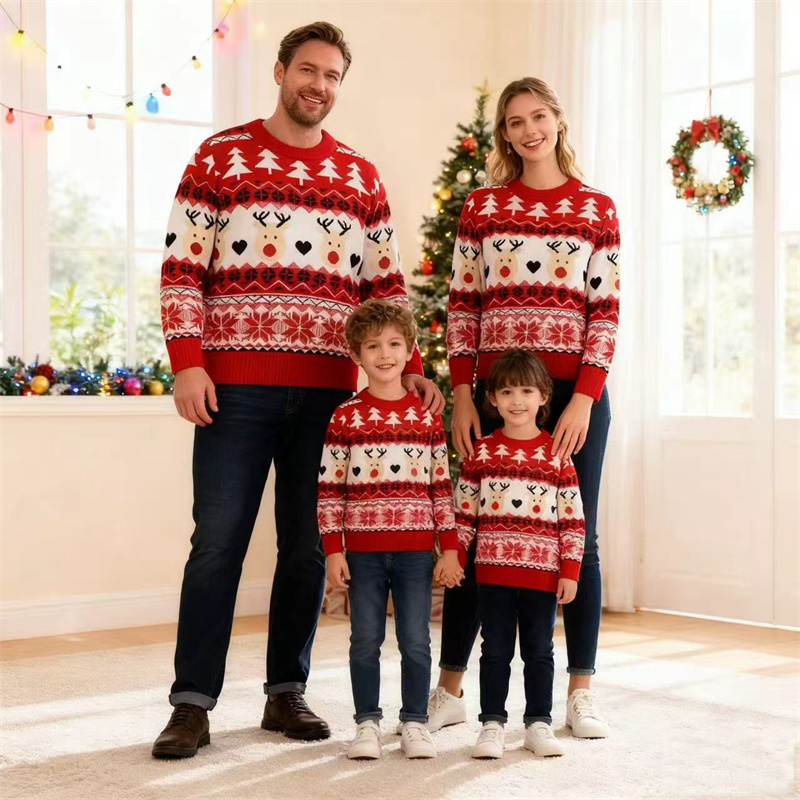 เสื้อครอบครัวลายคริสต์มาส เสื้ - Winter Clothing For Kids บทวิจารณ์และราคา