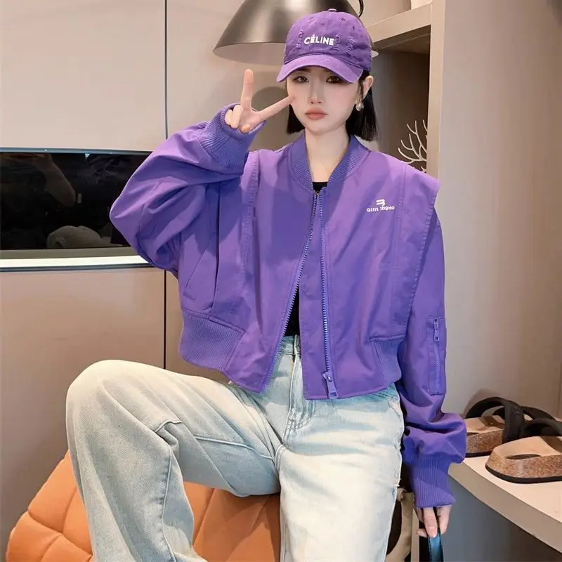 เสื้อแจ็คเก็ตสตรีฤดูใบไม้ผลิฤด - Quality Winter Clothing Bomber Jacket บทวิจารณ์และราคา