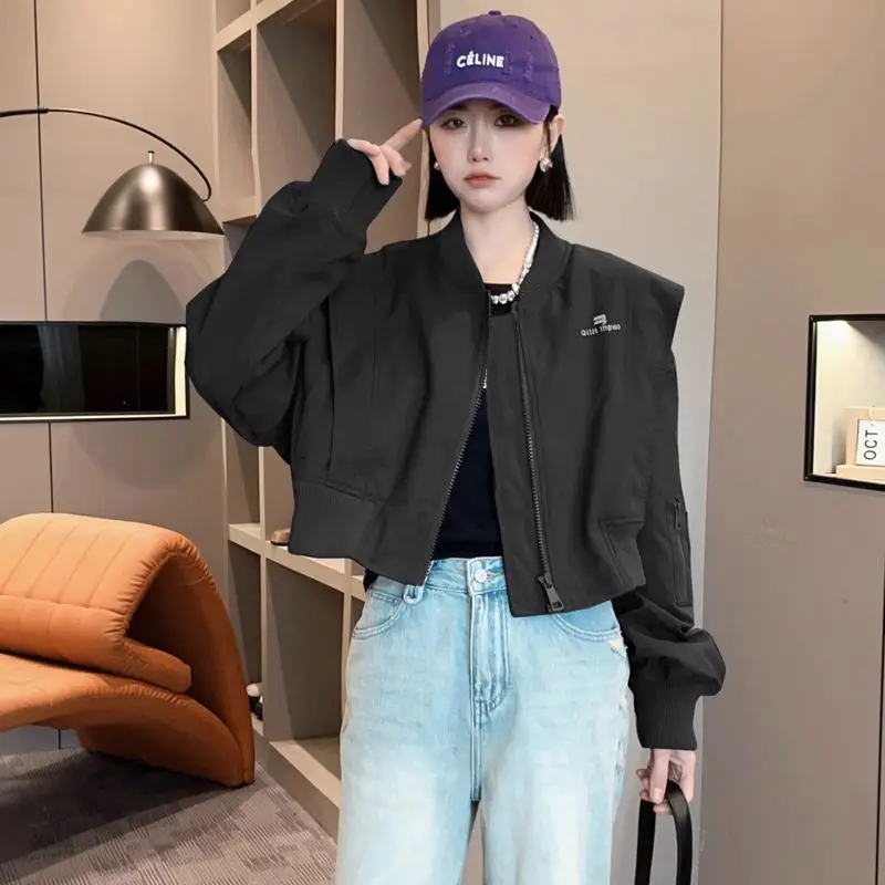 เสื้อแจ็คเก็ตสตรีฤดูใบไม้ผลิฤด - Quality Winter Clothing Bomber Jacket บทวิจารณ์และราคา