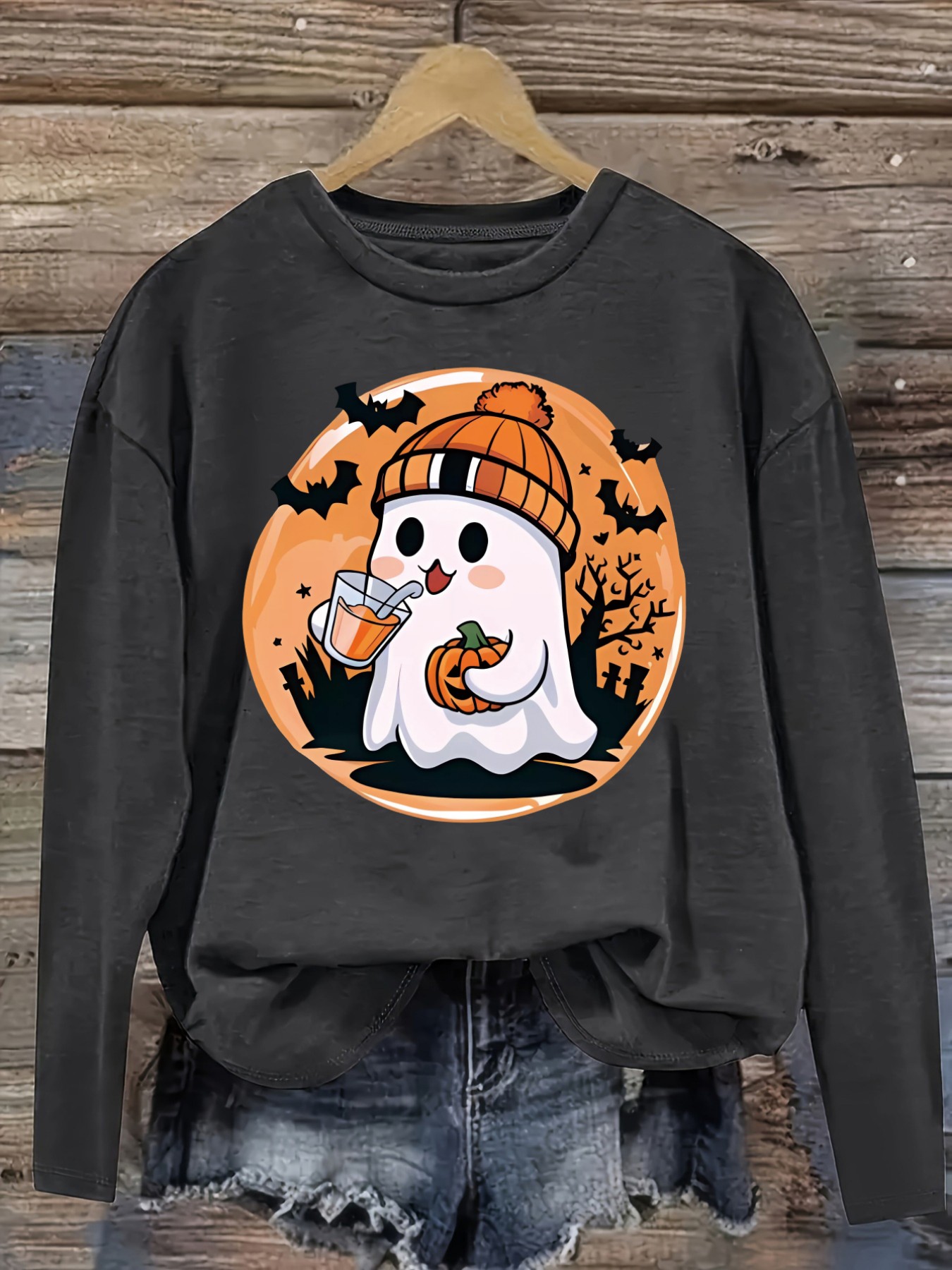 เสื้อยืดแขนยาวคอกลมลำลองสำหรับ - Winter Clothing For บทวิจารณ์และราคา