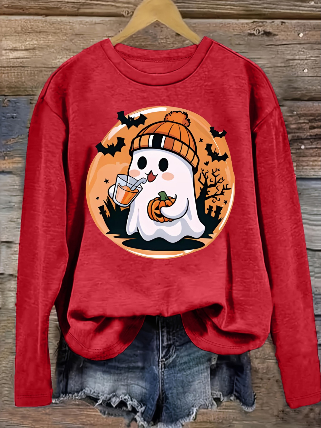 เสื้อยืดแขนยาวคอกลมลำลองสำหรับ - Winter Clothing For บทวิจารณ์และราคา