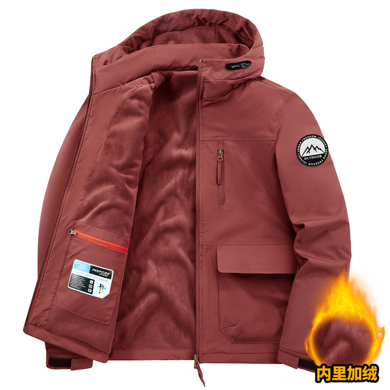 เสื้อแจ็คเก็ตบอมเบอร์กันหนาวหน - Quality Winter Clothing Bomber Jacket บทวิจารณ์และราคา