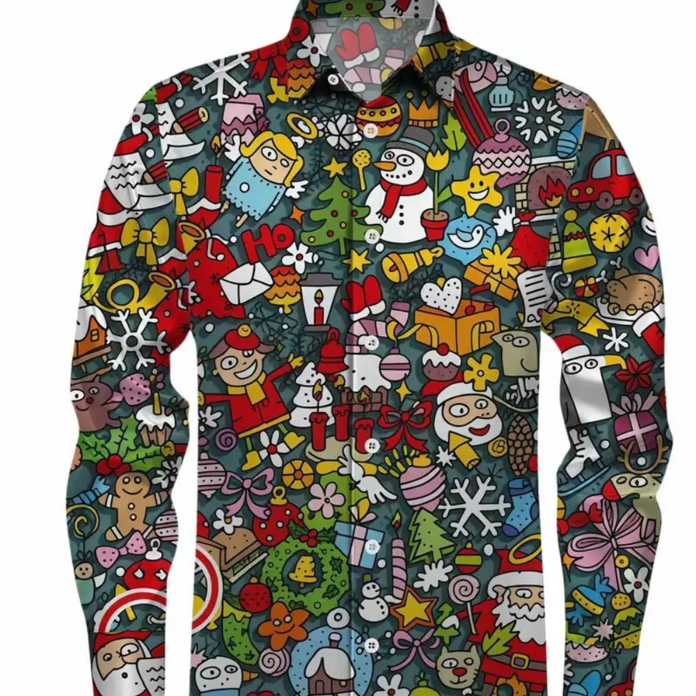 เสื้อเชิ้ตแขนยาวพิมพ์ลายคริสต์ - Winter Clothing Ideas บทวิจารณ์และราคา