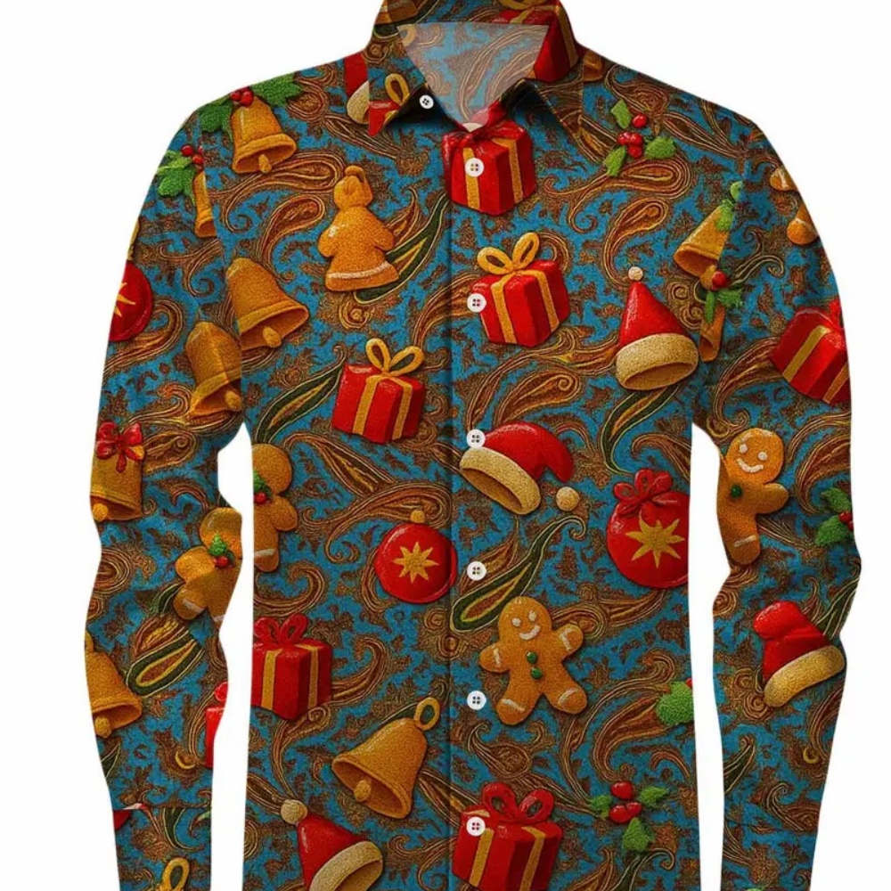 เสื้อเชิ้ตแขนยาวพิมพ์ลายคริสต์ - Winter Clothing Ideas บทวิจารณ์และราคา