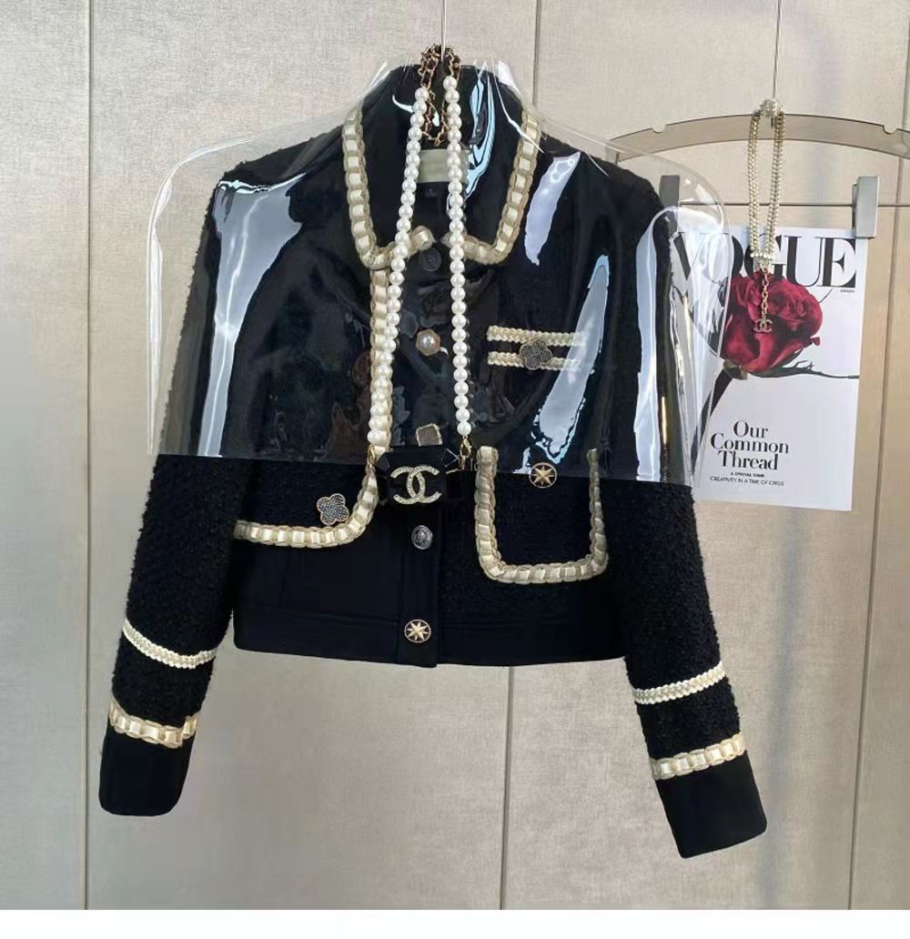 ผู้หญิง Tweed Jacquard หอมเสื้ - Winter Clothing Vintage บทวิจารณ์และราคา