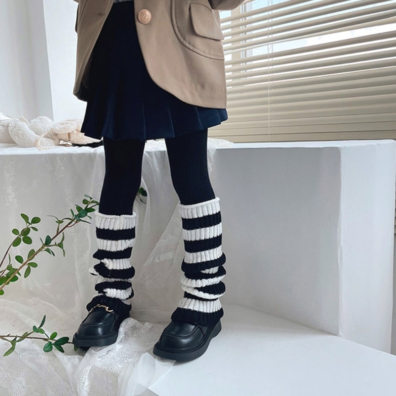 ถักถุงเท้าสูงถึงเข่า ถุงเท้ามี - Winter Clothing Leg Warmers บทวิจารณ์และราคา