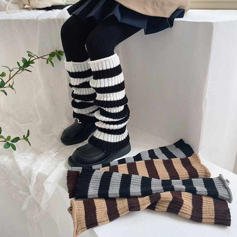 ถักถุงเท้าสูงถึงเข่า ถุงเท้ามี - Winter Clothing Leg Warmers บทวิจารณ์และราคา