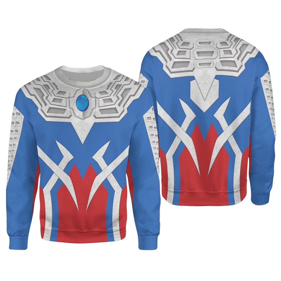เสื้อสเวตเชิ้ตคอวีลายอุลตร้าแม - Winter Clothing For Kids บทวิจารณ์และราคา