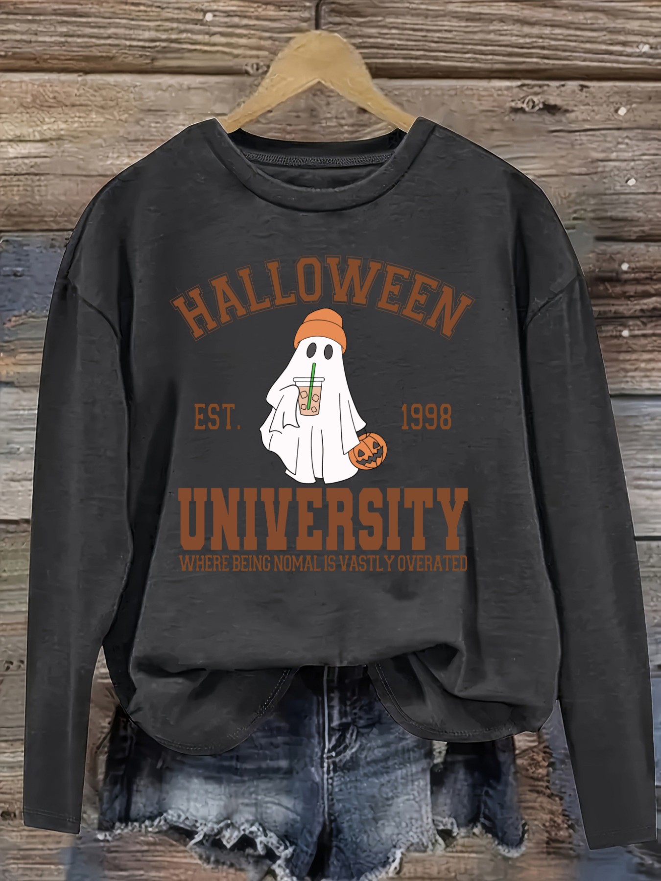 เสื้อยืดแขนยาวคอกลมลำลองสำหรับ - Winter Clothing For บทวิจารณ์และราคา