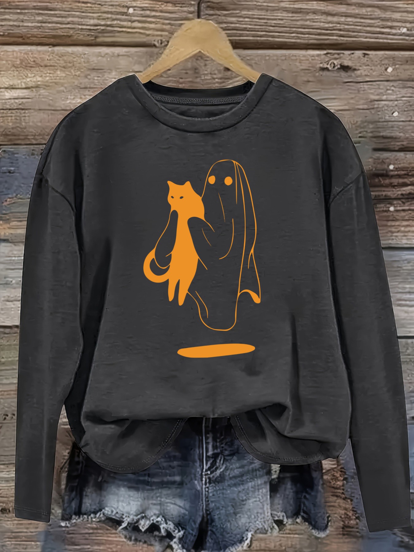 เสื้อยืดแขนยาวคอกลมลำลองสำหรับ - Winter Clothing For บทวิจารณ์และราคา