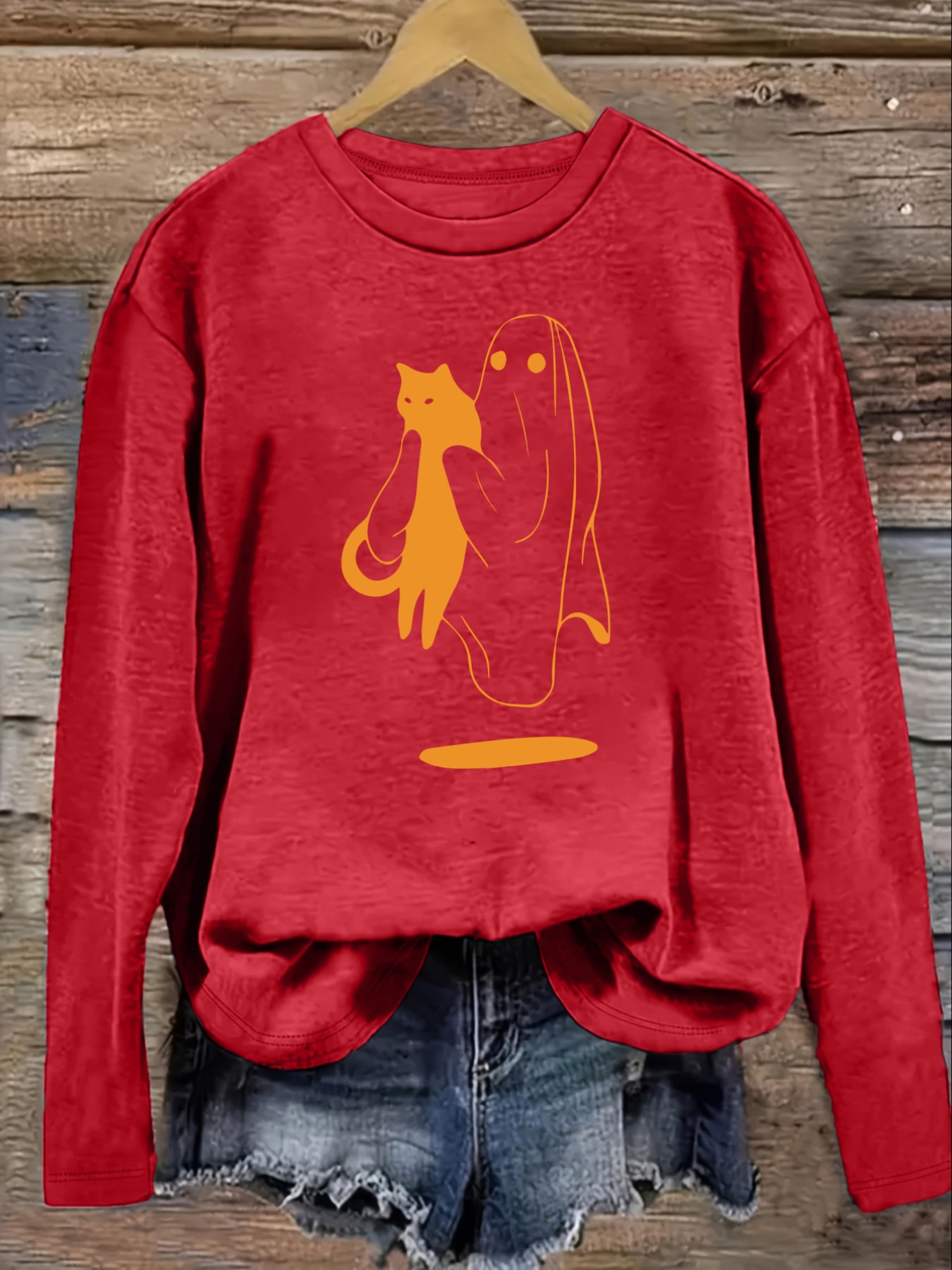 เสื้อยืดแขนยาวคอกลมลำลองสำหรับ - Winter Clothing For บทวิจารณ์และราคา