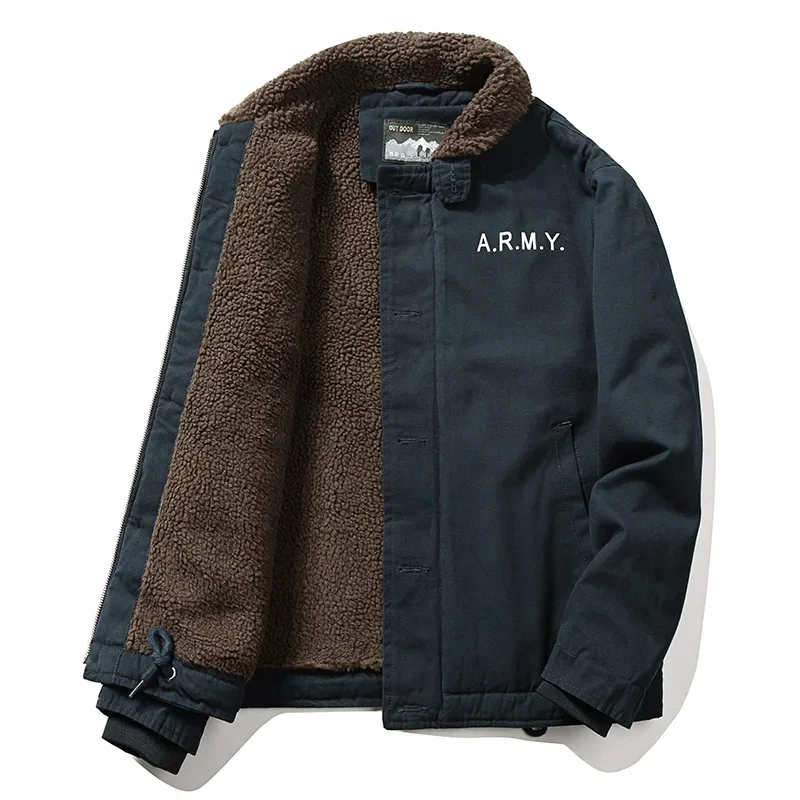 ผู้ชายขนแกะฤดูหนาวแจ็คเก็ตเสื้ - Quality Winter Clothing Bomber Jacket บทวิจารณ์และราคา