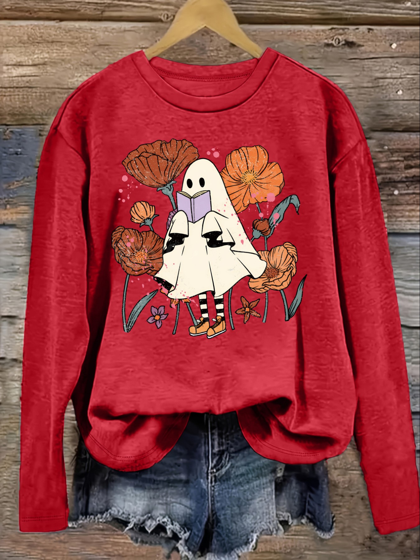 เสื้อยืดแขนยาวคอกลมลำลองสำหรับ - Winter Clothing For บทวิจารณ์และราคา