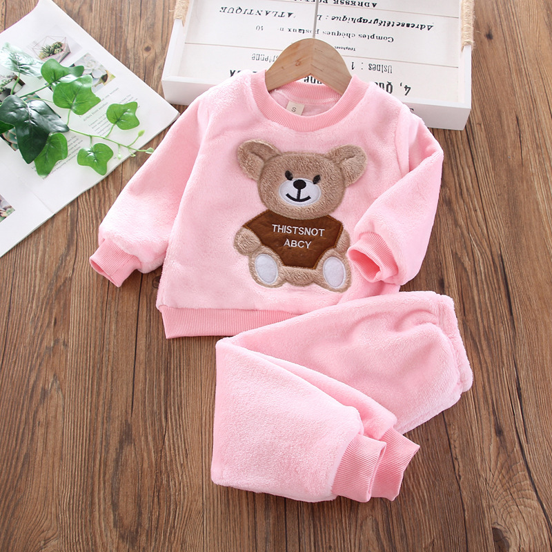 ชุดนอนเด็ก ชุดนอนเด็กผู้หญิง เ - Winter Clothing For Toddlers บทวิจารณ์และราคา